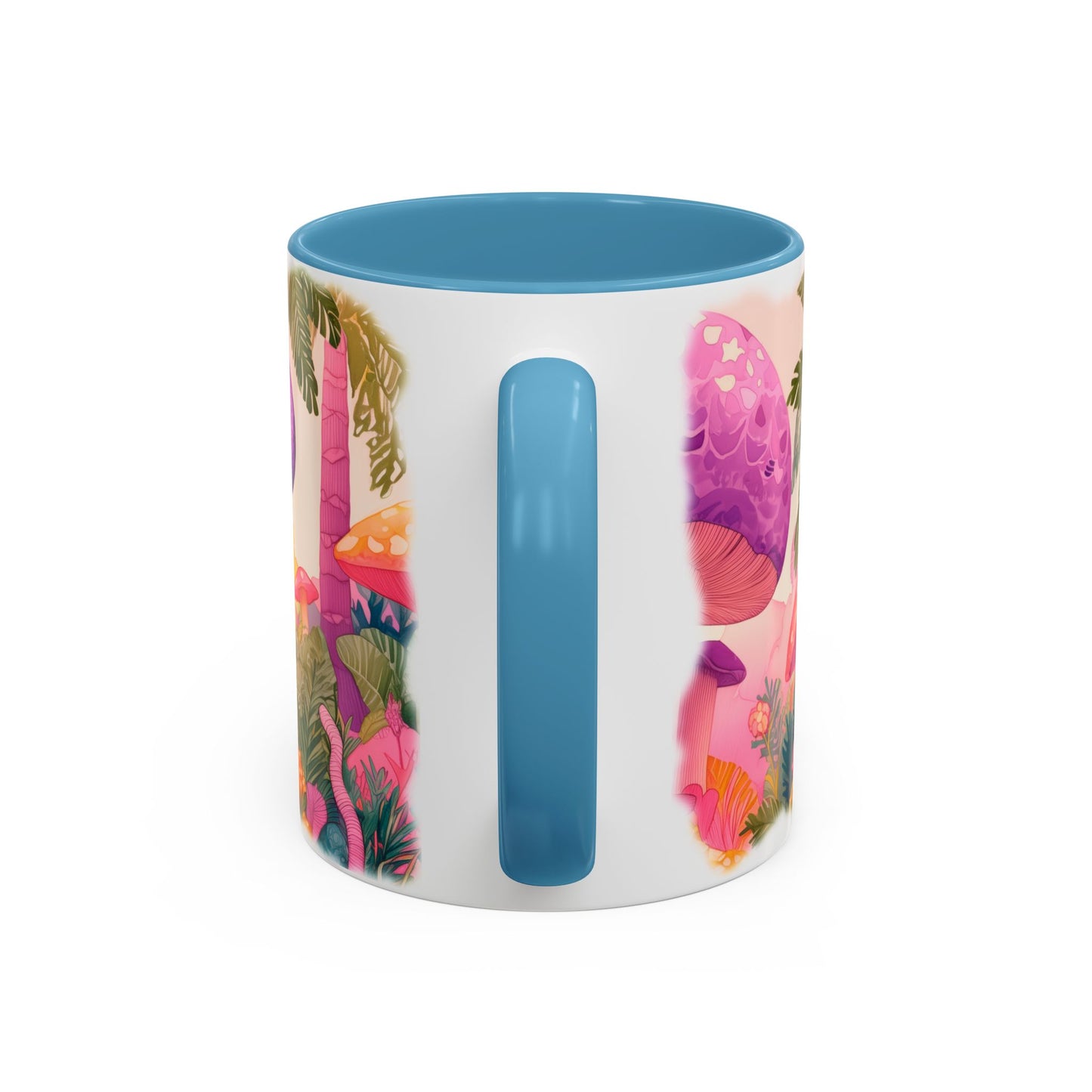 Purple Snake Personalized Accent Mugs, 11oz