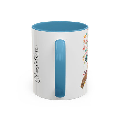 Airedale Terrier Personalized Accent Mugs, 11oz
