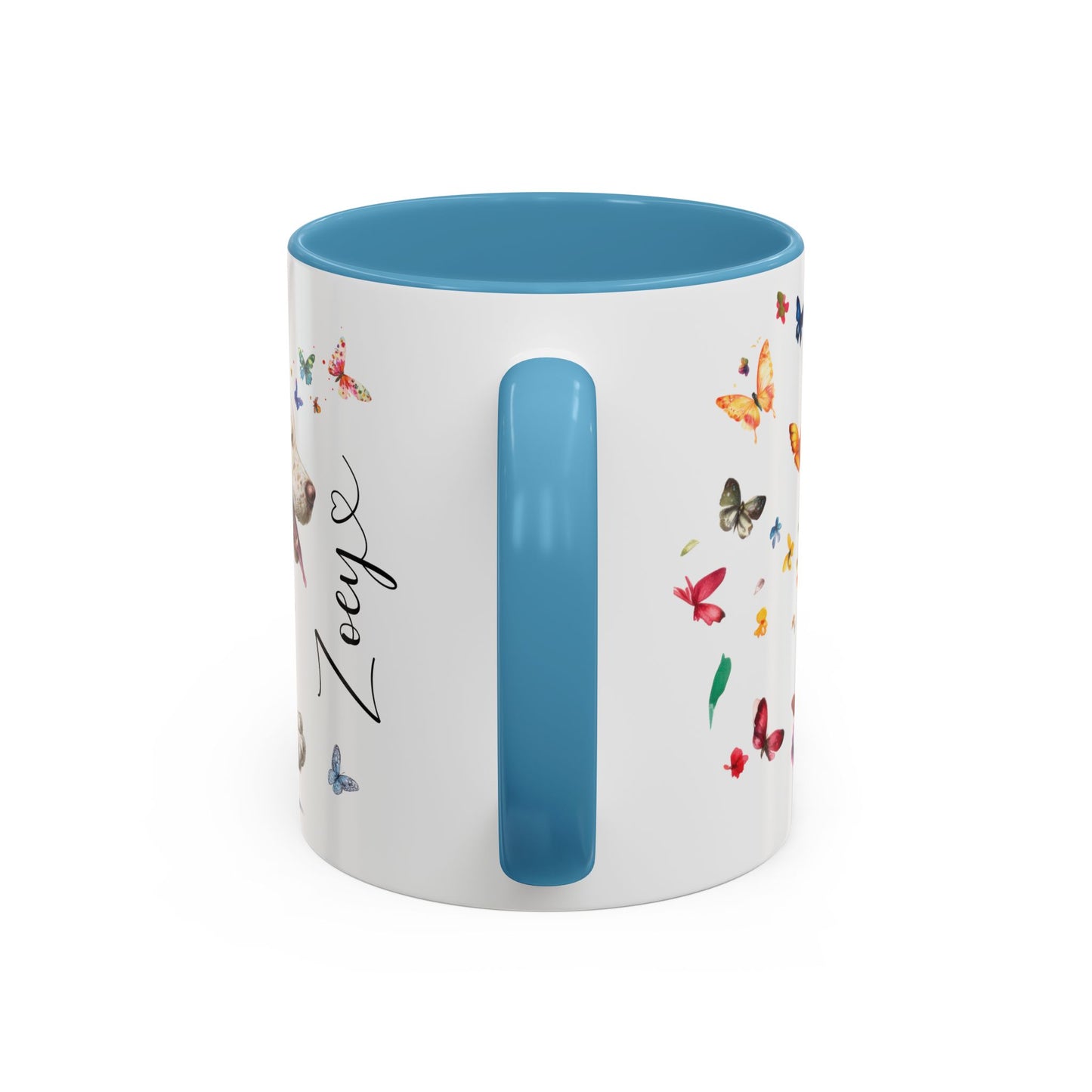 Clumber Spaniel #1 Personalized Accent Mugs, 11oz