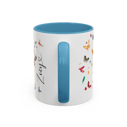 Clumber Spaniel #1 Personalized Accent Mugs, 11oz