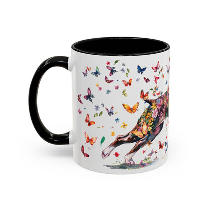 Boston Terrier #4, Personalized Accent Mugs, 11oz