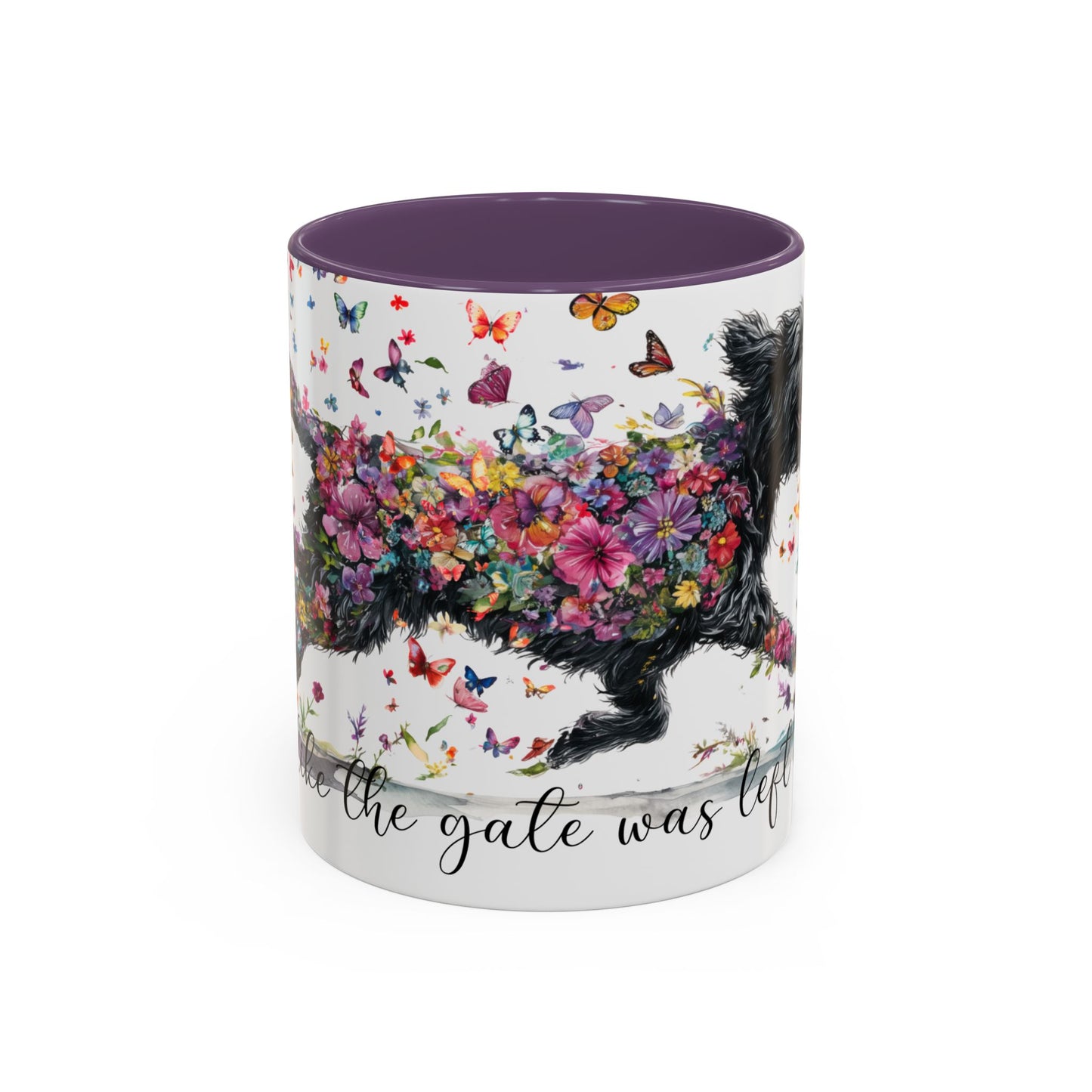 Labradoodle/Groodle #1  Live like the gate was left open, Accent Mugs, 11oz & 15oz