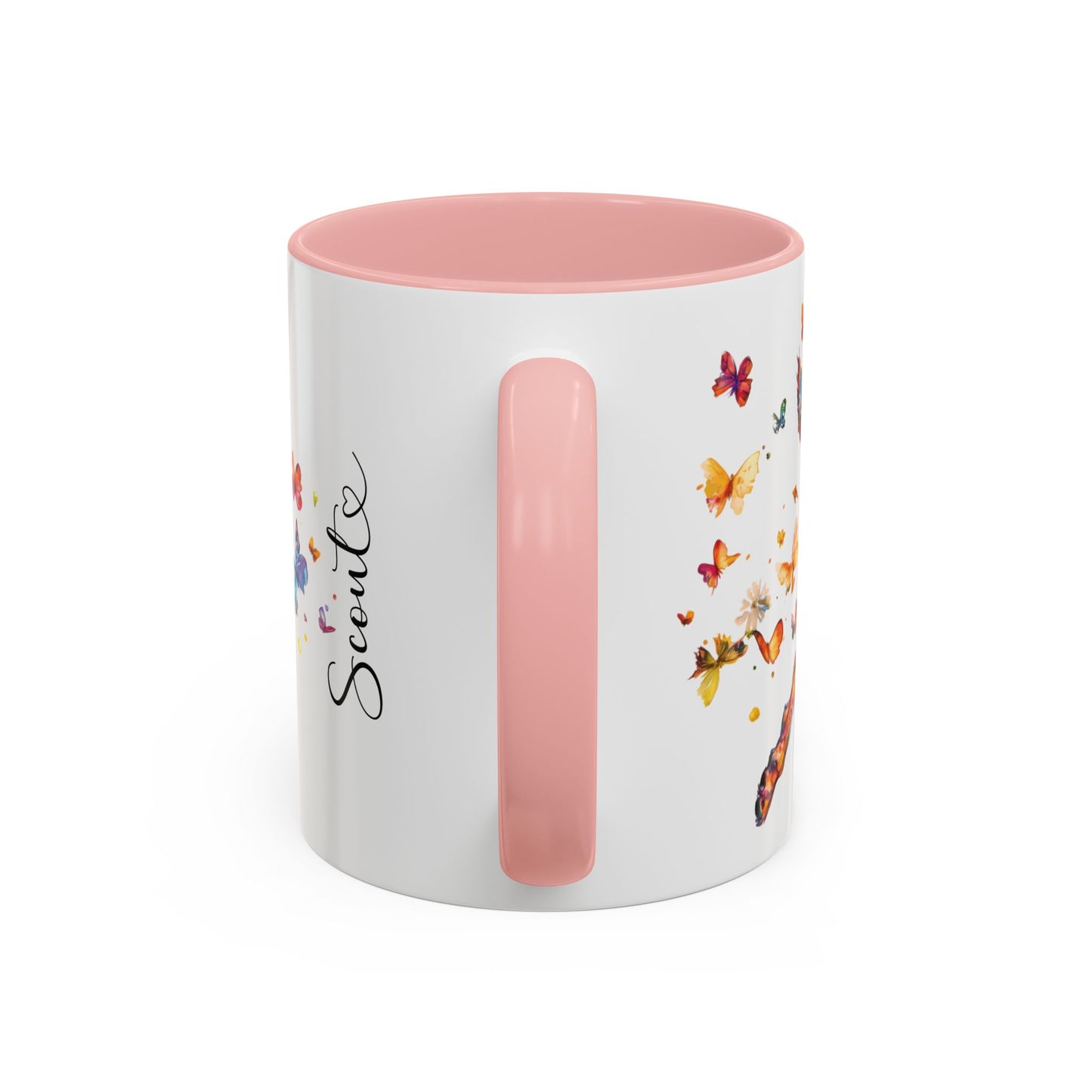Dutch Shepherd Personalized Accent Mugs, 11oz