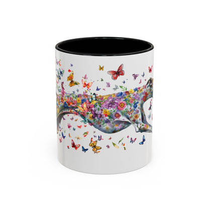 Greyhound #5 Personalized Accent Mugs, 11oz