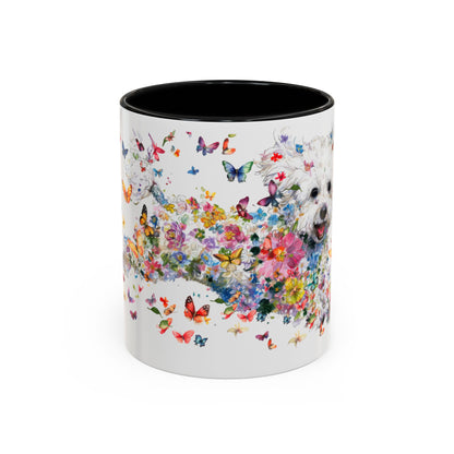 Bichon Frise #1 Personalized colourful Mugs, 11oz