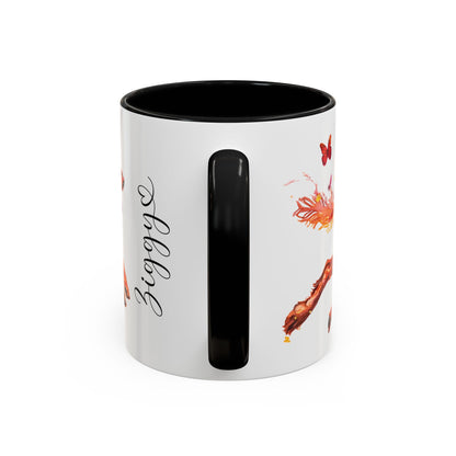 Irish Setter Personalized Accent Mugs, 11oz