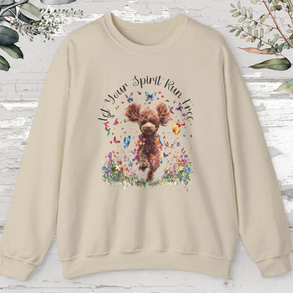 Cavapoo/Cavoodle Let your spirit run free, Sweatshirt
