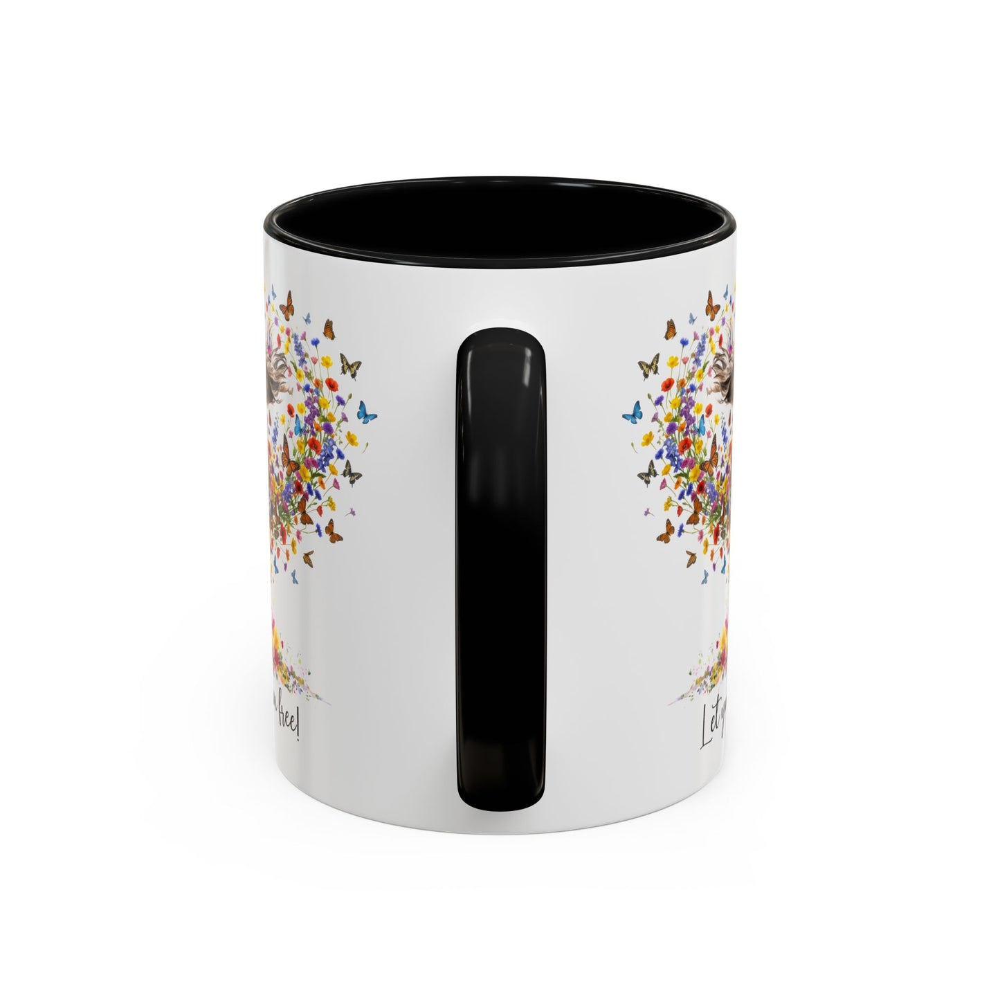 Spinone Italiano #2, Let your spirit run free, personalized colourful Mugs, 11oz