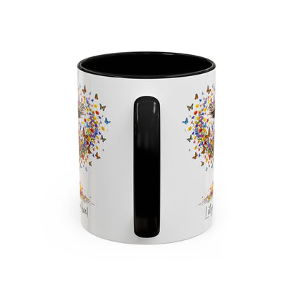 Spinone Italiano #2, Let your spirit run free, personalized colourful Mugs, 11oz