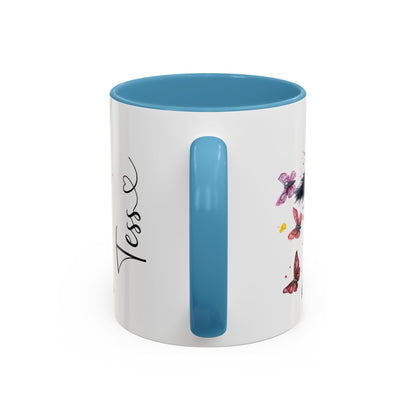Black Shepherd Personalized Accent Mugs, 11oz