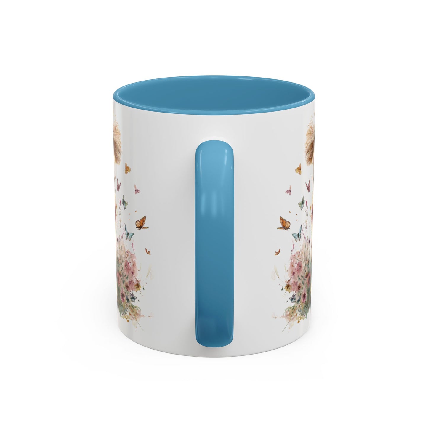 Labradoodle #6 Personalized Accent Mugs, 11oz