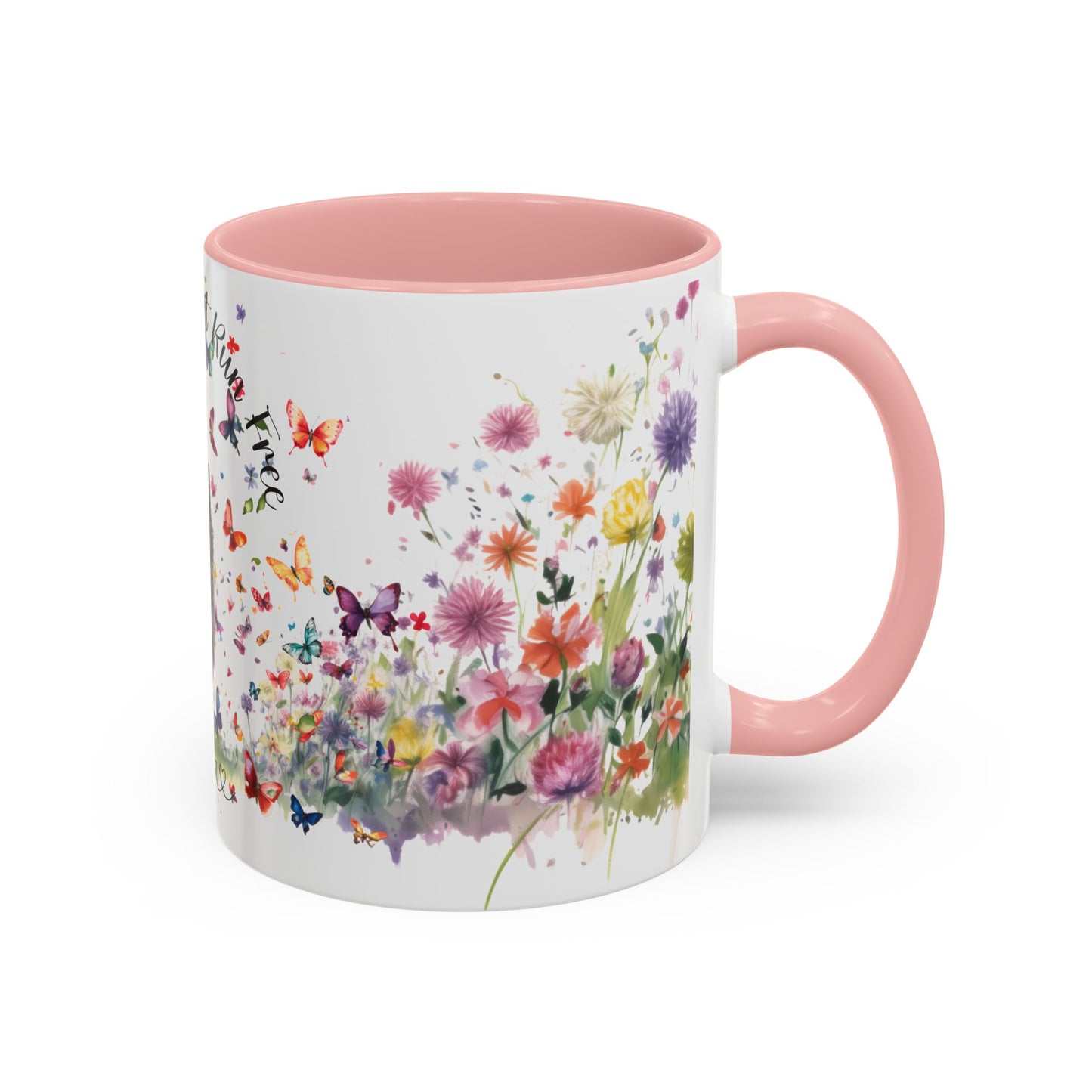 Schipperke Let your spirit run free Personalized Accent Mugs, 11oz