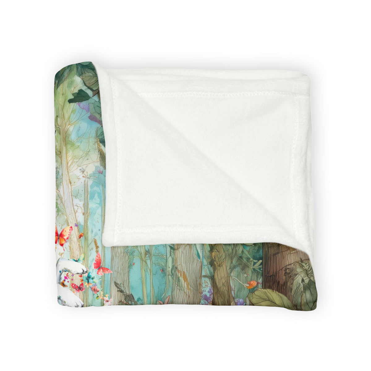 Border Colllie #1 Dance, Personalised Mystical Forest Blanket
