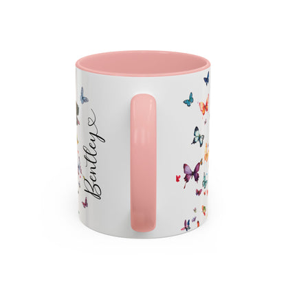 Wheaten Buhund Personalized Accent Mugs, 11oz