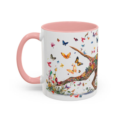 Wire Haired Vizsla Personalized Accent Mugs, 11oz