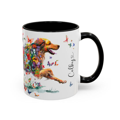 Hovawart #1 Colorful Accent Mugs, 11oz
