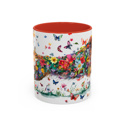 Hovawart #1 Colorful Accent Mugs, 11oz