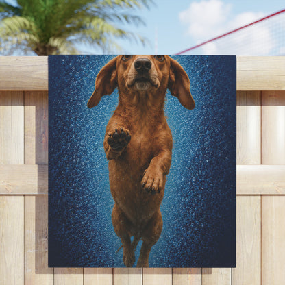 Dachshund #1 PAWS Beach Towel