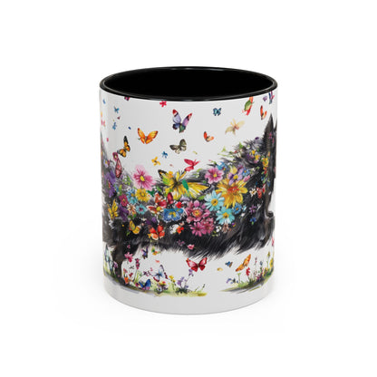 Schipperke Personalized Accent Mugs, 11oz