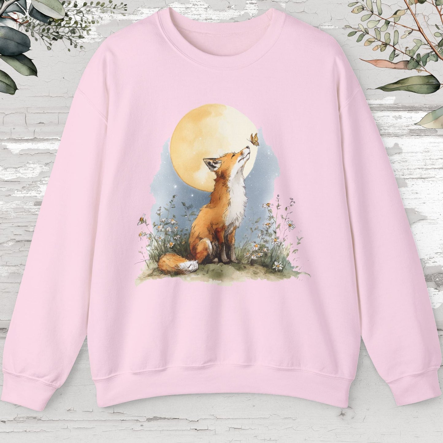 Fox & Butterfly #3 Unisex Sweat Shirt.