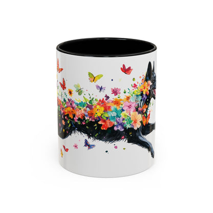 Kelpie Personalized Accent Mugs, 11oz