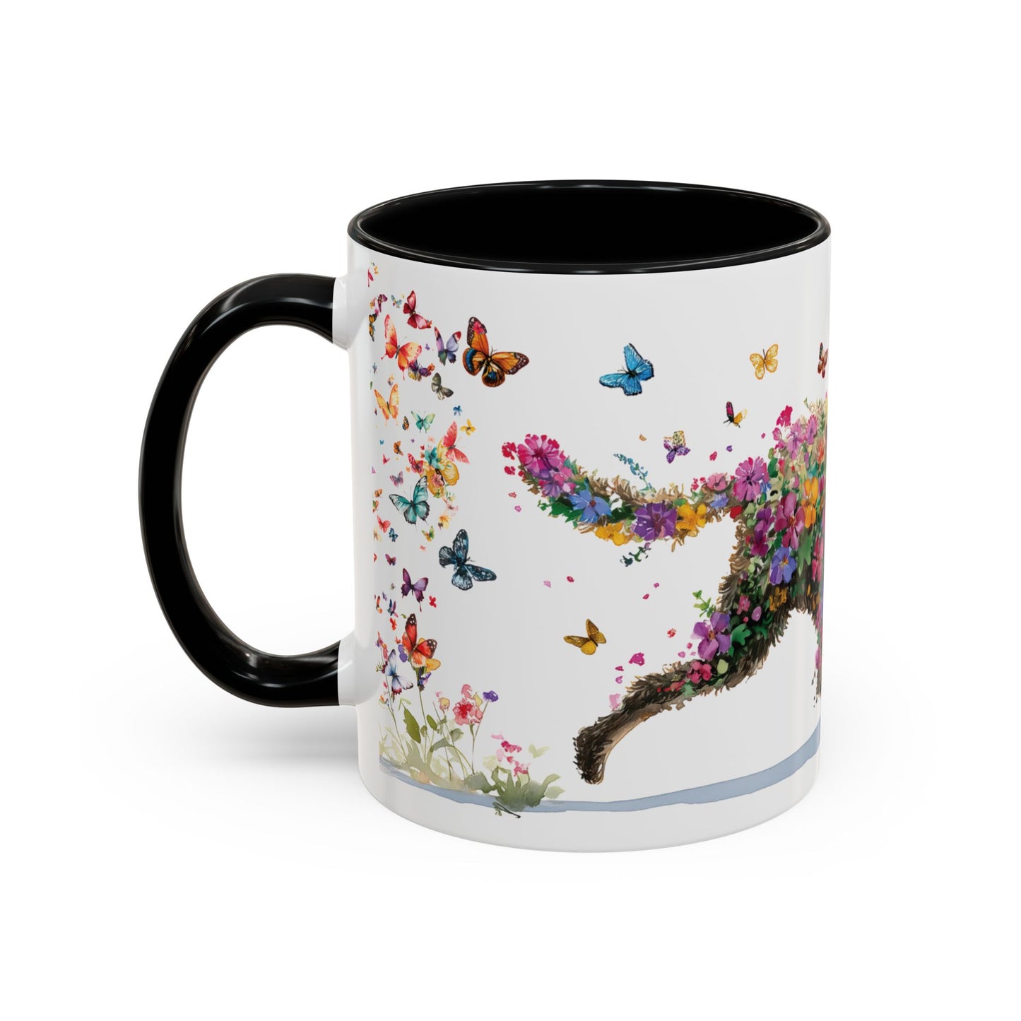 Curly Coated Retriever #1 Personalized Accent Mugs, 11oz
