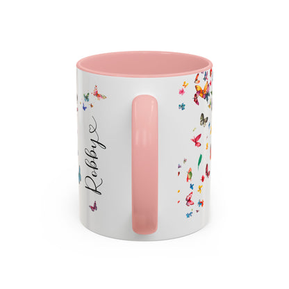 Australian Shepherd NBT #4 Personalized Accent Mugs, 11oz
