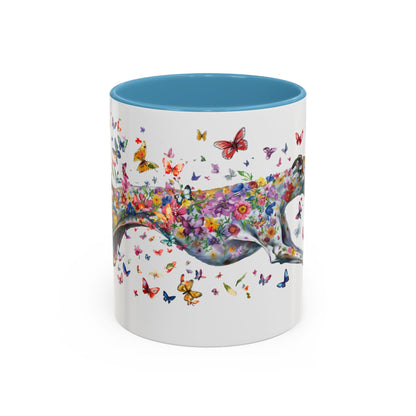 Greyhound #5 Personalized Accent Mugs, 11oz