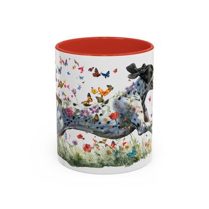 English Pointer #1  Personalized Accent Mugs, 11oz