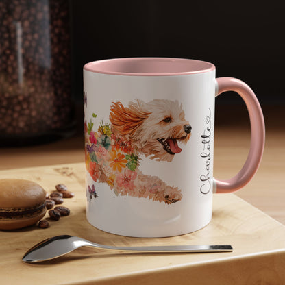 Cockapoo Personalized Accent Mugs, 11oz