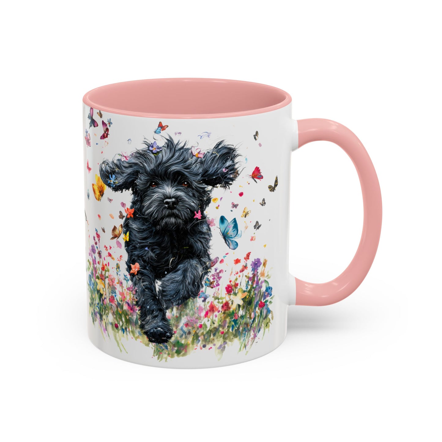 Cavoodle/Cavapoo/Doodle/Cockapoo #2 Personalized Accent Mugs, 11oz