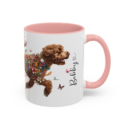 Lagotto Romagnolo #2 Personalized Accent Mugs, 11oz