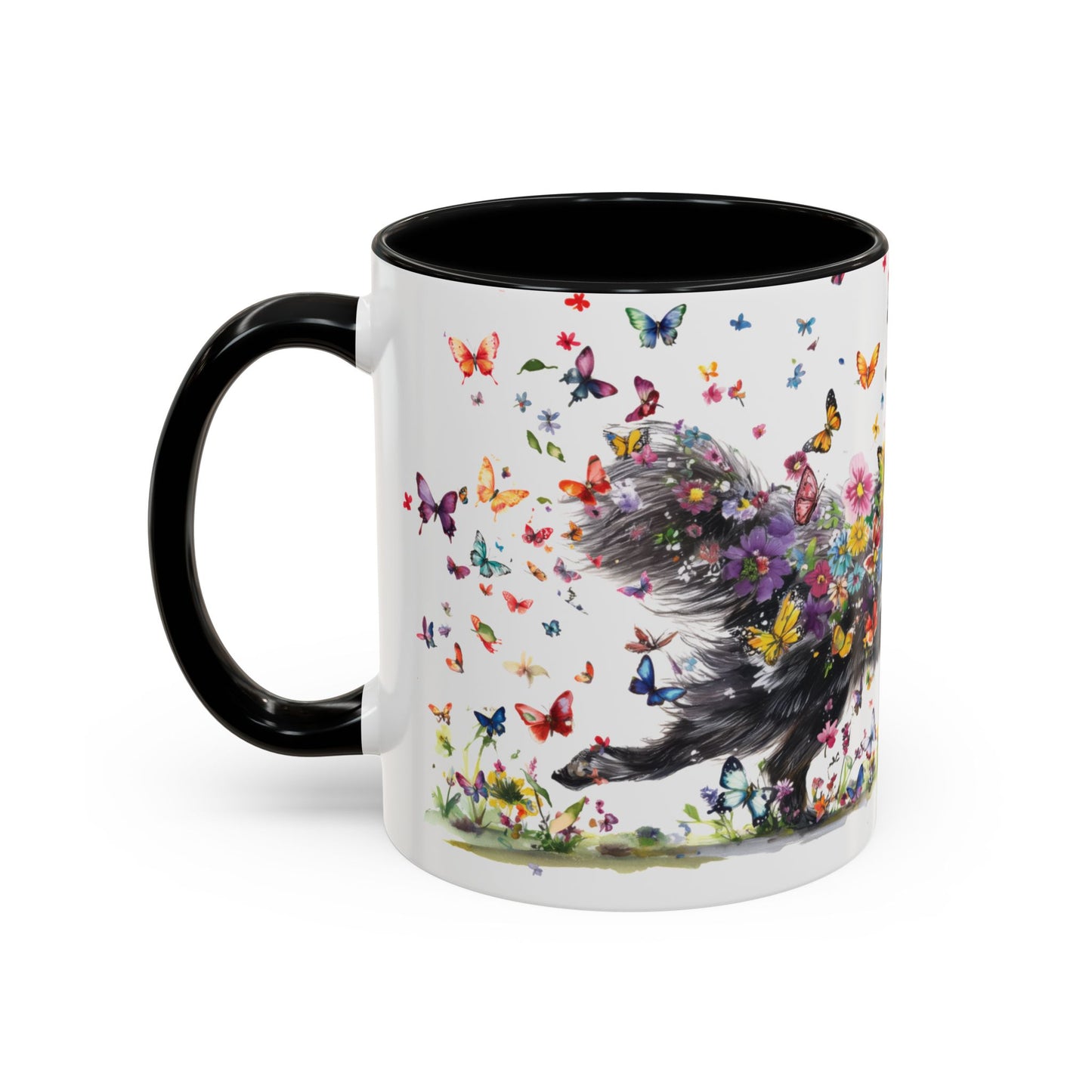 Schipperke Personalized Accent Mugs, 11oz