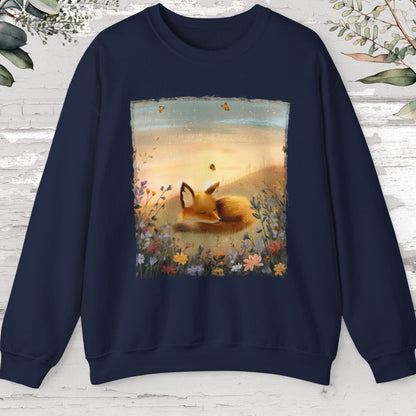 Fox sleeping #4 Unisex Sweat Shirt.