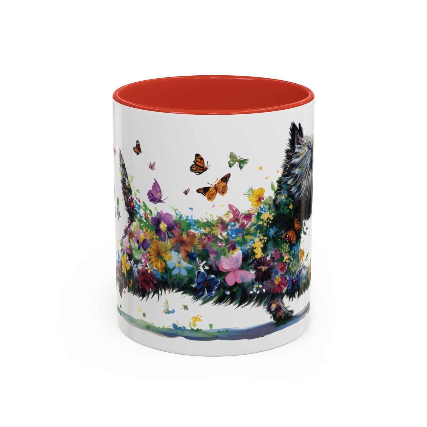 Cairn Terrier #2 Personalized Accent Mugs, 11oz