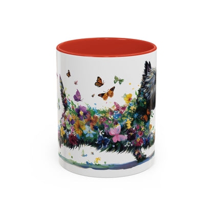 Cairn Terrier #2 Personalized Accent Mugs, 11oz