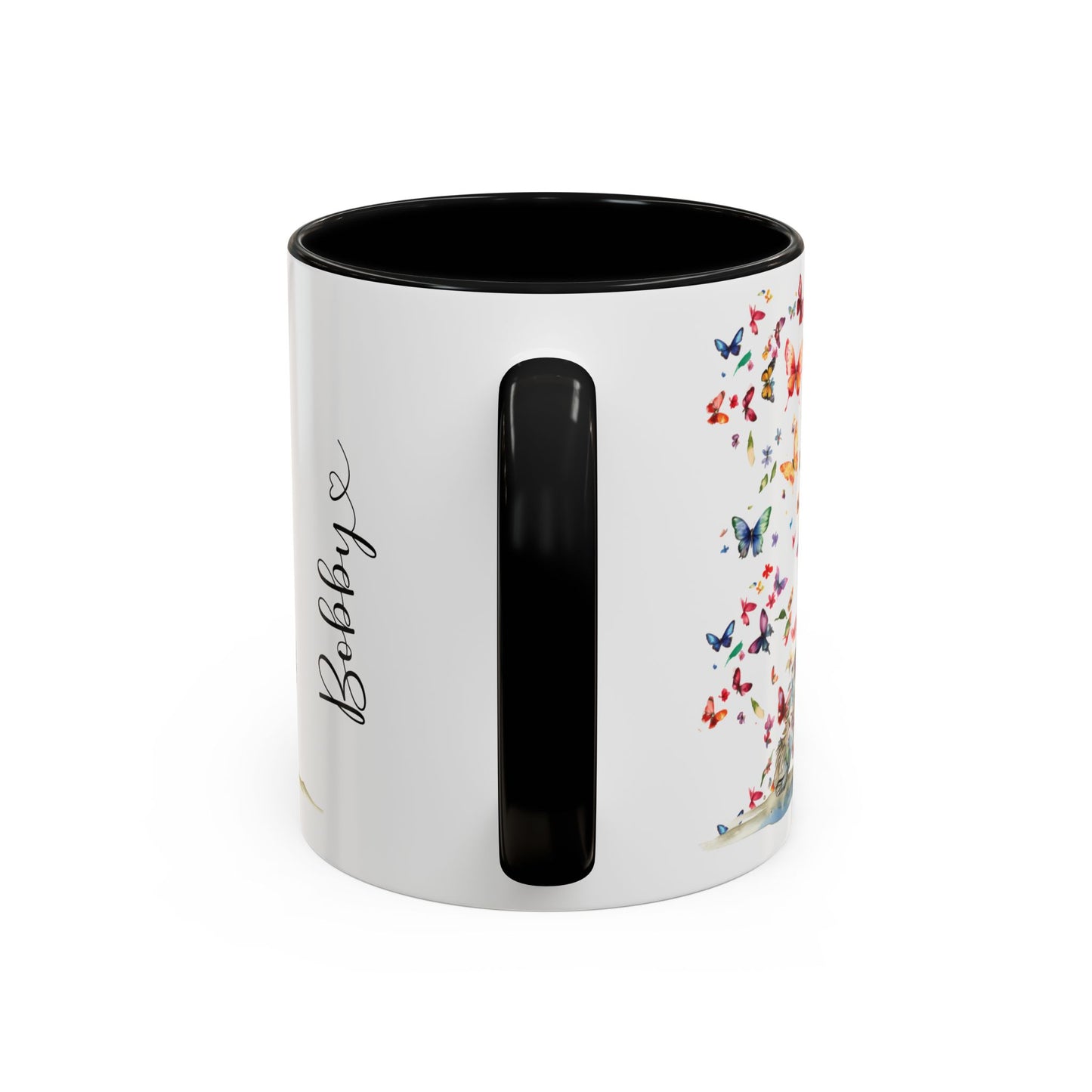 Labradoodle #2 Personalized Accent Mugs, 11oz