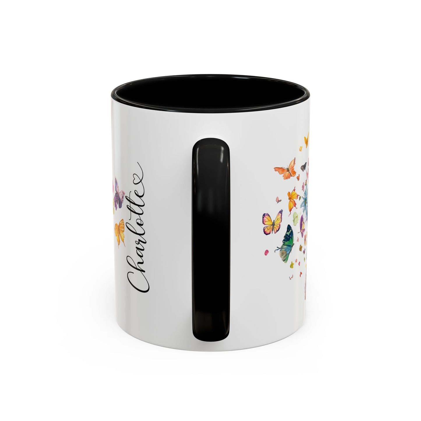 Peekingese #2 Personalized Accent Mugs, 11oz