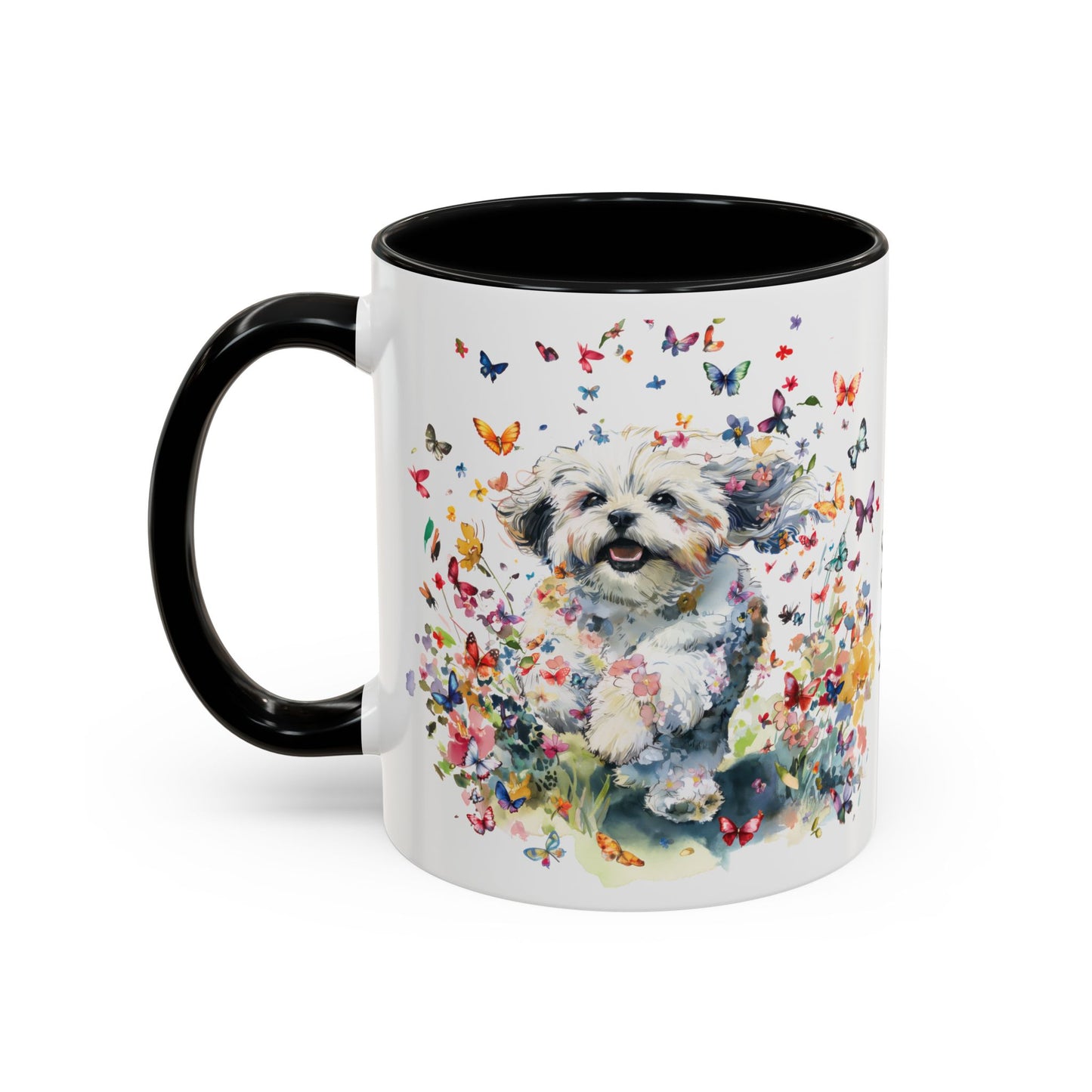 Shih Tzu #2 Personalized Accent Mugs, 11oz