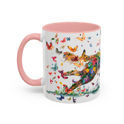 Hovawart #1 Colorful Accent Mugs, 11oz