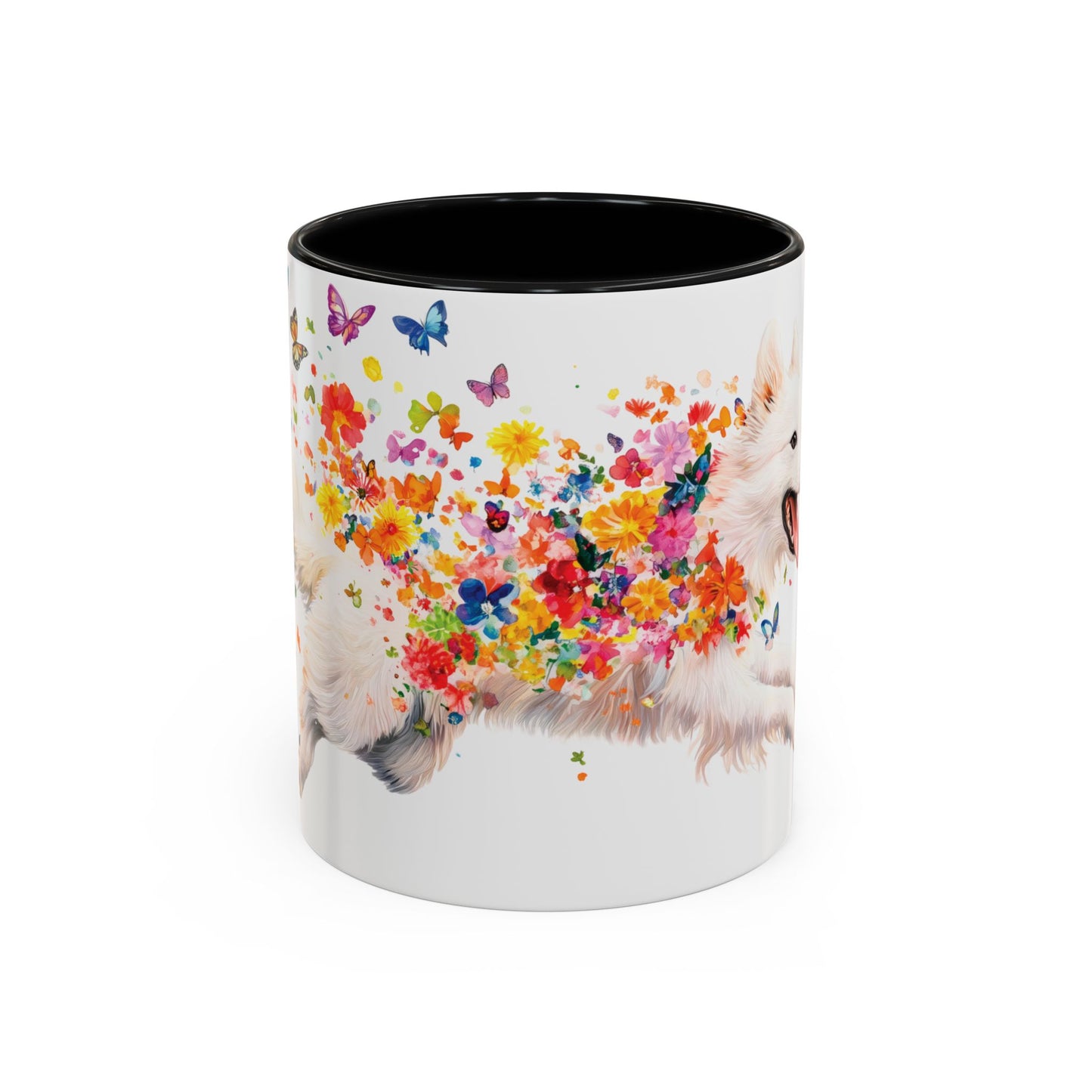 American Eskimo Personalized Accent Mugs, 11oz