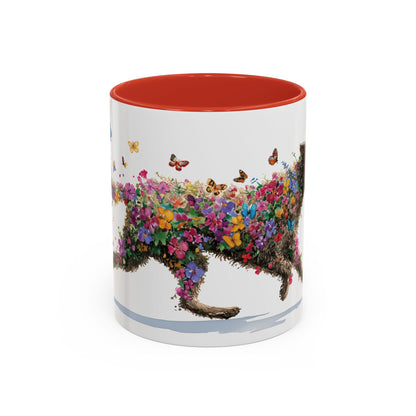 Curly Coated Retriever #1 Personalized Accent Mugs, 11oz