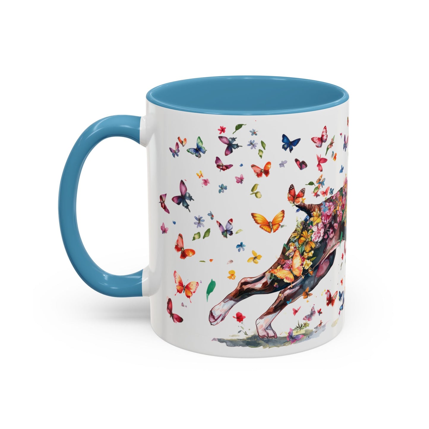 Boston Terrier #4, Personalized Accent Mugs, 11oz