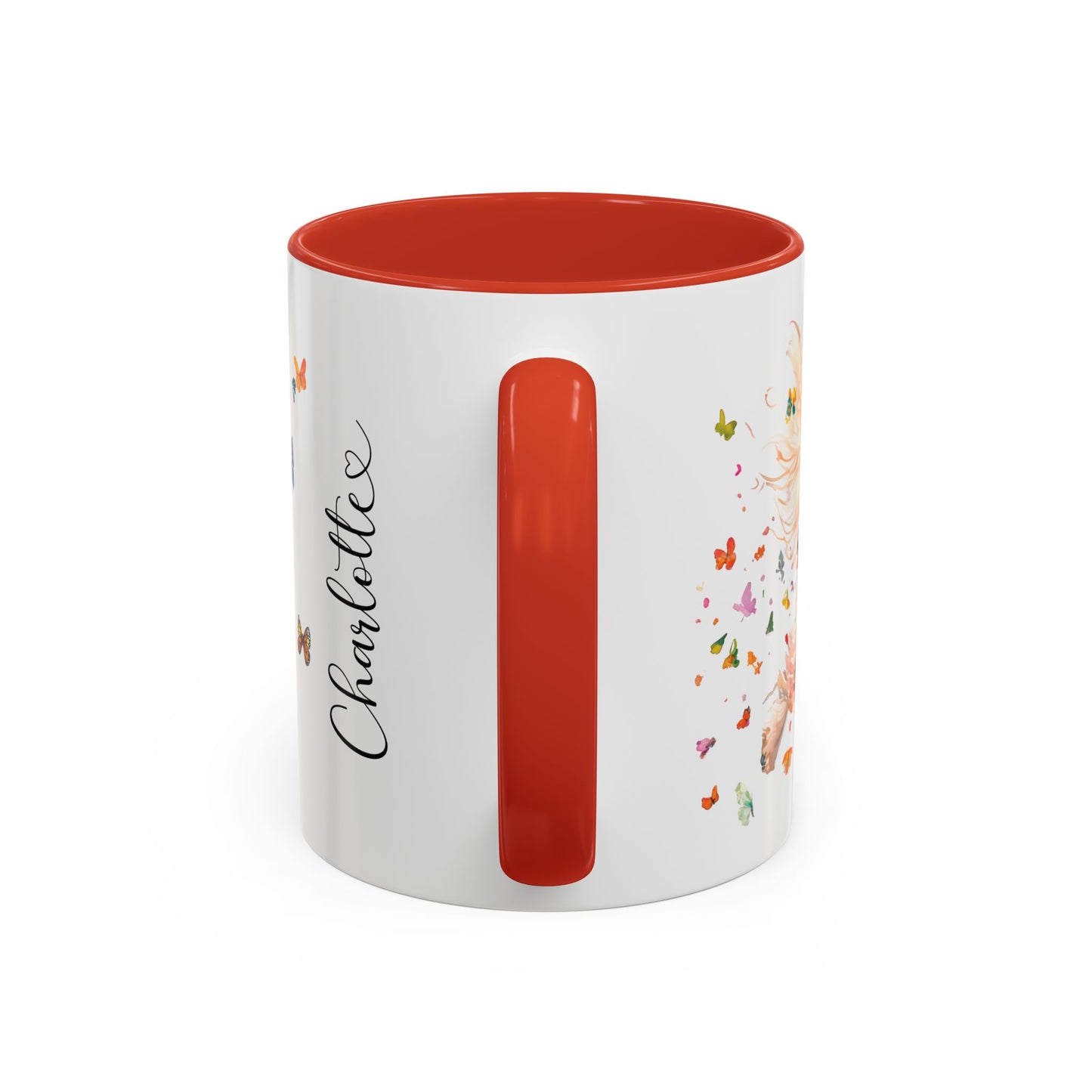 Peekingese #3 Personalized Accent Mugs, 11oz