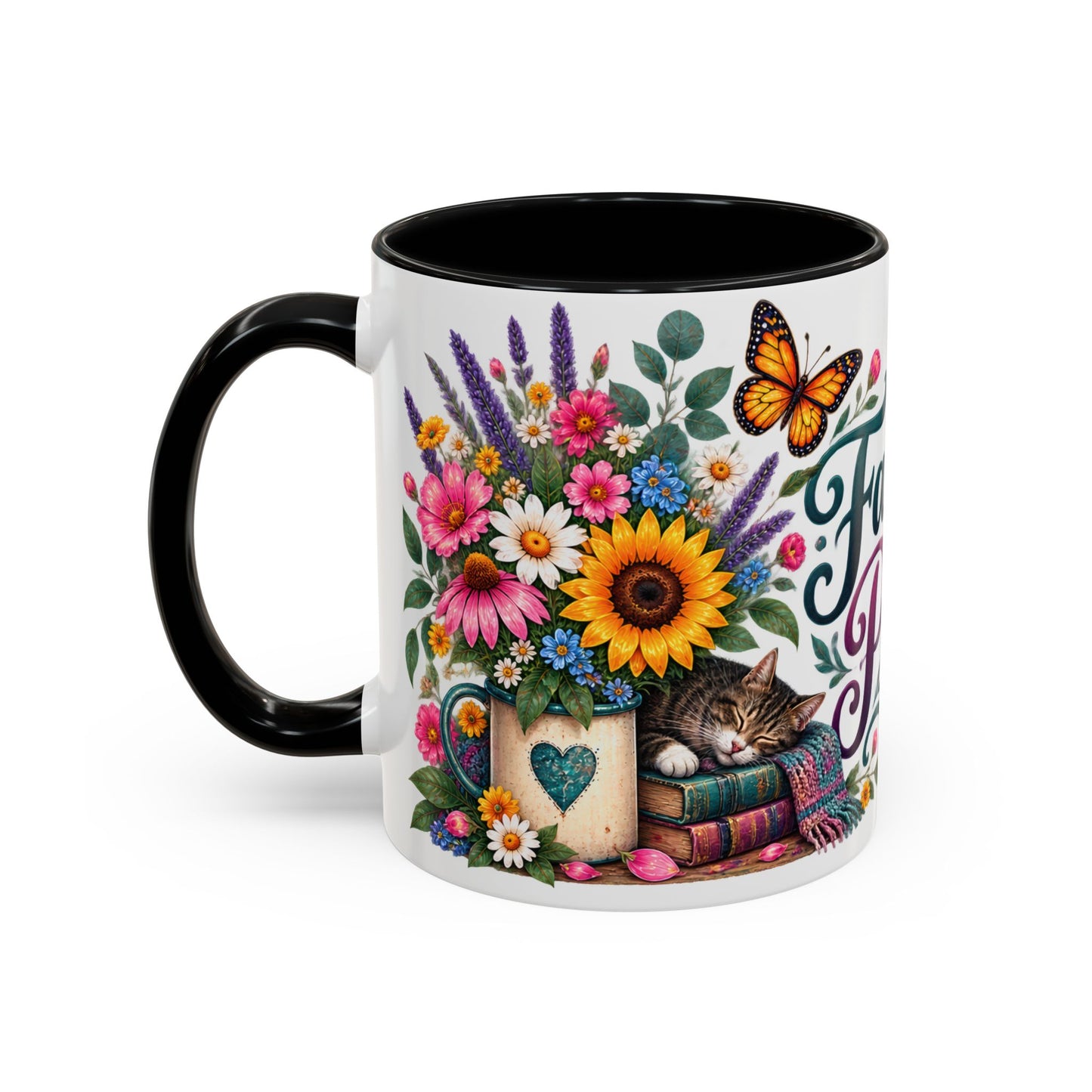 My Favorite Person, 11oz  accent mug (UK spelling)