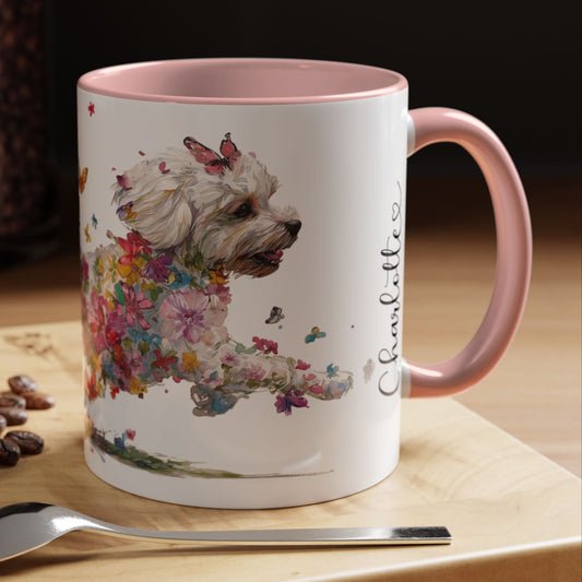Shihpoo Personalized Accent Mugs, 11oz
