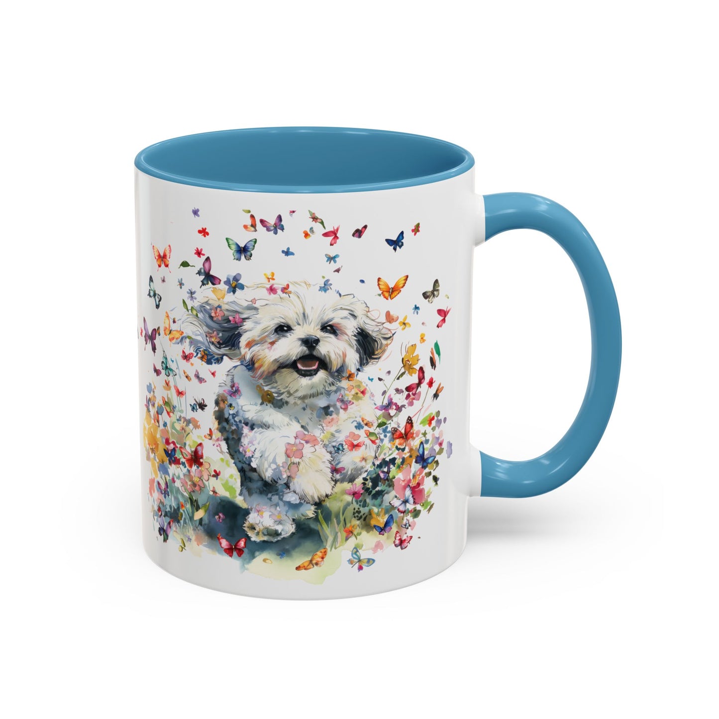 Shih Tzu #2 Personalized Accent Mugs, 11oz