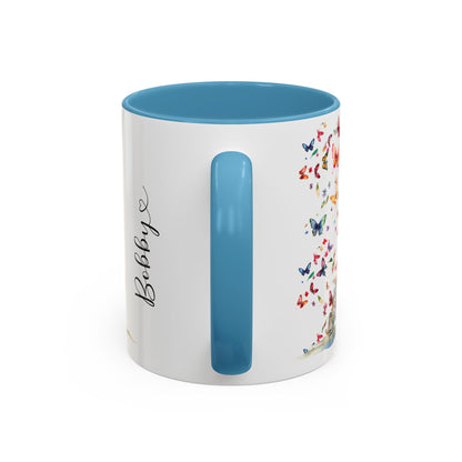 Labradoodle #2 Personalized Accent Mugs, 11oz