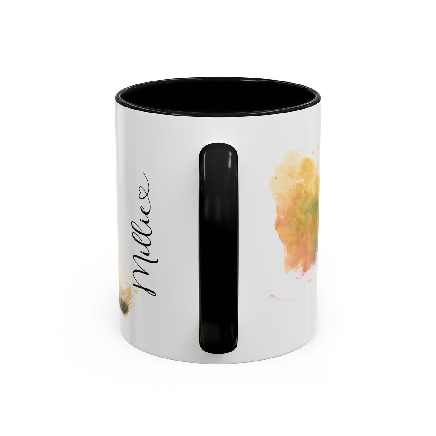 Maltese Paint Colourful Personalised Accent Mugs, 11oz