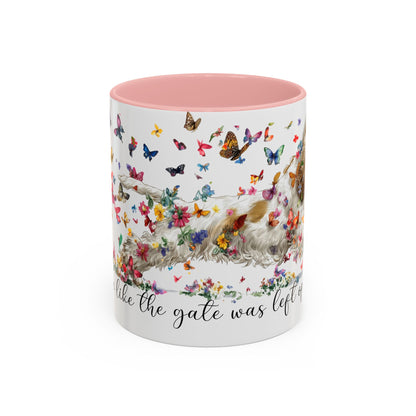 English Cocker Spaniel #5 "Live like the gate was left open"  mug